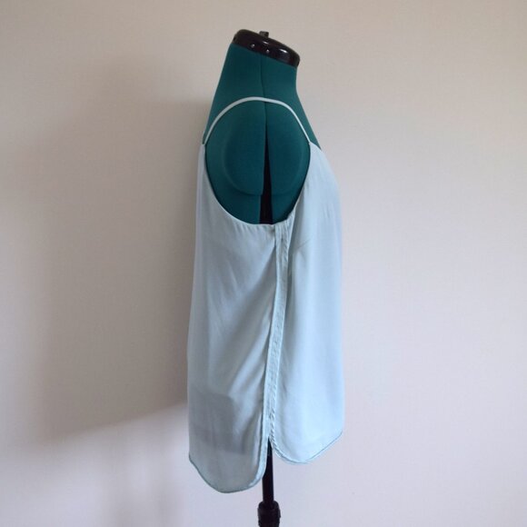 Light Sky Blue Flowy Tank Top - Picture 2 of 7